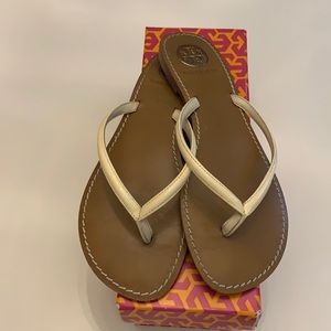 Tory Burch Abitha Patent Sandal Bleach Size 7